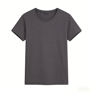 Camiseta Formal Lisa de Cuello Redondo para Hombre, 100% Poliéster, Manga Corta, Logotipo Personalizado, Peso de Tela 180g, Estilo Urbano de Verano - Product Image 5