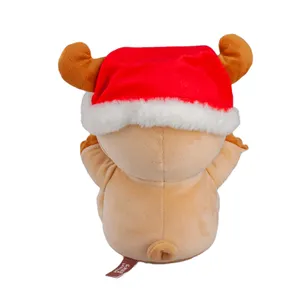 Ledi 도매 사용자 정의 사슴 인형 장난감 Juguetes 파라 니노 귀여운 사랑스러운 크리스마스 봉제 장난감 선물 아이들 부드러운 장난감 oem brinquedo