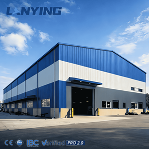 Structure en acier lourd pour entrepôt industriel, construction préfabriquée en acier au carbone Q235B/Q355B SYLY - Product Image 1