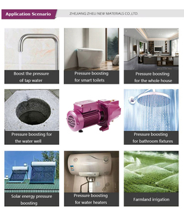 Zheli 0.6hp 0.8HP 50Hz ly tâm máy bay phản lực bơm công suất cao dòng chảy lớn Brass cánh quạt xử lý nước vườn Máy bơm nước - Product Image 6