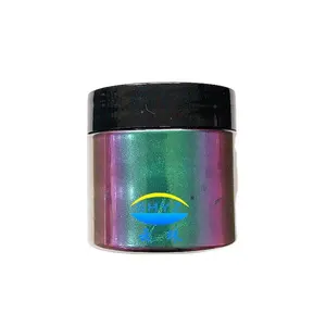 Farb verschiebung Optischer Chamäleon-Effekt Variabler Glimmer pigment nagel Acryl-Farbwechsel pulver Probens atz Anorganisches Pigment CN;SHG