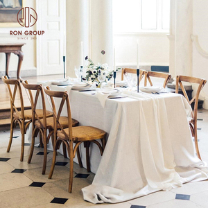 Silla de Madera con Respaldo Cruzado para Eventos al Aire Libre, Banquetes, Fiestas y Bodas - Product Image 5