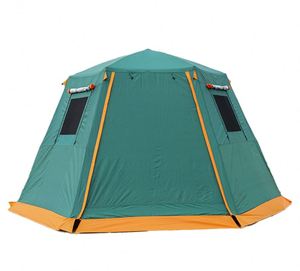 Carpa de campaña doble capa tipo yurta, automática, impermeable y resistente al sol, para 3-4-5-8 personas, ideal para exteriores y para las cuatro estaciones. - Product Image 4