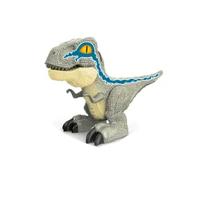 Yicheng neueste Walking Dinosaurier Spielzeug mit Sprüh funktion Sound und Light Wiggle Head Fernbedienung