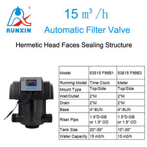 Wholesale 2" Inlet Outlet F99B 53515 F99B1 53615 F99B3 Automatic Filter Valve for Laundries and Car Washes - Product Image 6