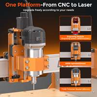 Machine de gravure CNC LUNYEE 4040 Lite améliorée à 3 axes, entièrement métallique, 710W