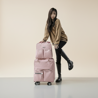 Nouveau Sac de Voyage Unisexe Oxford à Roulettes 2026 – Léger, Pliable, Grande Capacité, Portable, Type Trolley