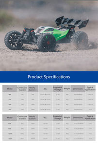 Moteur brushless étanche 35A, contrôleur de vitesse ESC 2-3S pour voitures de course RC 1/10, 1/16, 1/18, modèles de jouets - Product Image 6