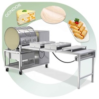 Injera Crêpe Pancake Maker Entièrement Automatique Continu Ethiopie Faire Grill Spring Roll Process Machine Chine