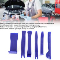 12pcs 자동차 인테리어 트림 도어 패널 제거 대시 보드 GPS 스테레오 라디오 프라이 키트 수리 도구