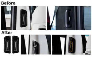 Le plus récent classe G W463A W464 2019 ans Berlin Sound Glow Horn Cover & B Pillar Luminous Air Vent avec des accessoires d'intérieur de voiture - Product Image 6