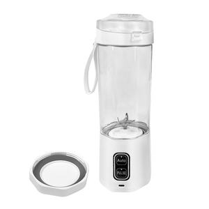 زجاجة خفق بروتين عصرية جديدة للاستخدام في صالة الألعاب الرياضية بسعة 700 مل مع فوهة للشرب، خلاط وعصارة قابلة لإعادة الشحن عبر USB، خلاط محمول - Product Image 1