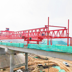 Grúa lanzadora de viga de puente ferroviario de 180t de doble armadura de alta eficiencia - Product Image 3