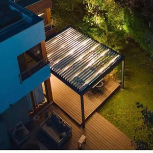 Tettoia Retrattile <span class=keywords><strong>per</strong></span> Casetta <span class=keywords><strong>da</strong></span> <span class=keywords><strong>Giardino</strong></span>/Pergola con Tetto Apribile - Product Image 5