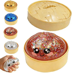 Nouveau produit : Jouet géant souple en forme de boulette, boîte mystère, jouet à presser en forme de pain vapeur, simulation pour enfants de 5 à 14 ans - Product Image 1