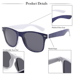 Personalizza logo occhiali da sole firmati unici montatura bianca occhiali da sole polarizzati uomo donna - Product Image 4