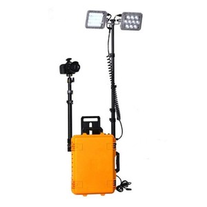 รถไฟส่องสว่างเคลื่อนที่ ไฟสปอร์ตไลท์ LED 4x500W สำหรับใช้ในโรงงานกรณีฉุกเฉิน - Product Image 4