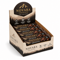 Boîte de présentation PDQ en carton ondulé imprimé sur mesure pour les chocolats, les bonbons, les barres de collation, présentation au point de vente