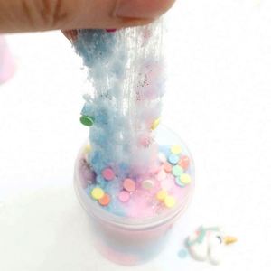 Colorful Eco-Friendly Wholesale Plastic Clay Fluffy Play Dough Super Light Crystal <b>Slime</b> Educational Stress Relief Hot Sale - Product Image 5