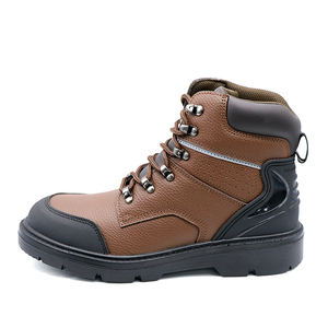 Bottes de sécurité MaxiTough anti-écrasement à embout d'acier pour hommes, idéales pour les chantiers de construction et de démolition, antidérapantes - Product Image 3