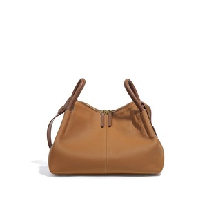 Sac à bandoulière en cuir véritable pour femme, motif bonbon, avec sangle réglable, sac détachable, doublure en coton, fermeture éclair, motif lettres - Product Image 5