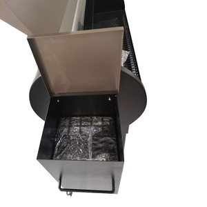 Grill rôtissoire Vertical Portable en acier inoxydable, avec roues, cuiseur électrique pour BBQ d'extérieur, g - Product Image 6