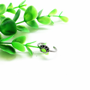 yunnique Cute Animal Paw <b>Ring</b> Open Design Silver Tone Fashion Jewelry For Women Gift - Product Image 4
