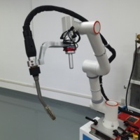 Robot de Soldadura MIG Colaborativo Ligero con Capacidad de Carga de 10 kg, Seguimiento de Costura por IA, PLC, Electrónica Automotriz, Motor con Núcleo Blindado
