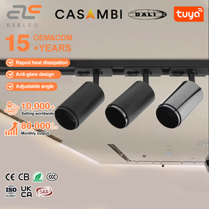 Design moderne GU10 MR16 Luminaire sur rail Projecteur de fenêtre à ouverture avant arrière pour <span class=keywords><strong>restaurant</strong></span> magasin de vêtements maison-Lampe en aluminium - Product Image 1