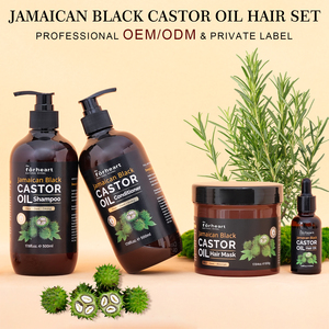 Shampoo all'Olio di Ricino Nero Giamaicano Biologico con Etichetta Privata, Balsamo Senza Risciacquo per Saloni di Bellezza, Cura dei Capelli Ricci - Product Image 6