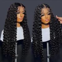 Perruques sans colle en cheveux humains 100% naturels vietnamiens, lisses et droites, de 30 à 40 pouces, avec dentelle frontale HD 13x4 et 13x6 – Vente en gros