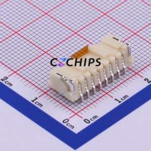 BM08B-PASS-1-TFT(LF)(SN) Wire-to-Board Pin Header SMD,P=2mm Connector 1x8P 2mm Vertical Mount PA - Product Image 2