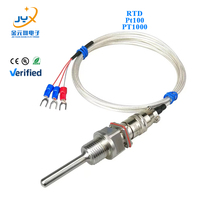 Sonde de température à connecteur aviation, type thermomètre à résistance en platine Pt100 PT1000, capteur de température WZP-270/269
