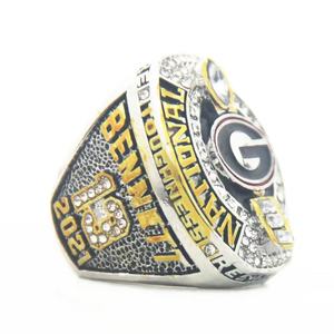 Grensoverschrijdende Groothandel Hoge Kwaliteit 2021 Universiteit Georgia Bulldog University League Kampioen Ring Mode Sieraden Ring - Product Image 4