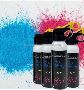 Rose bleu Hoi poudre garçon ou fille pulvérisateur bouteille bébé douche sexe révéler <span class=keywords><strong>extincteur</strong></span> - Product Image 3