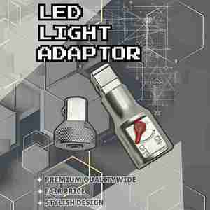 Adaptateur LED pour outil pneumatique de qualité supérieure 1/4 pouce avec interrupteur - Product Image 6