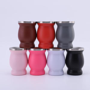 Vente en gros de 8oz de yerba maté argentin en acier inoxydable 18/8 à double paroi avec <span class=keywords><strong>paille</strong></span> - Product Image 5