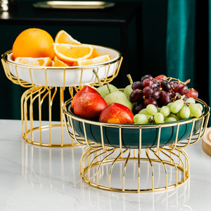 DP96 <strong>OSBORN</strong> Light Luxury Round Porcelain Ceramic Dinner Plate Fruit Dessert Dishes Plates Sets - Product Image 2