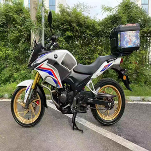 Motocicletta a Benzina di Seconda Mano, Haojue Disuang <span class=keywords><strong>190</strong></span> di Alta Gamma con Freno a Disco, Avviamento Elettrico <span class=keywords><strong>e</strong></span> a Pedale, Portapacchi Pieghevole Grande - Product Image 2