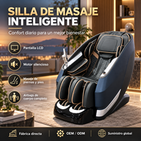 Fauteuil de massage 3D SL avec gravité zéro, commande vocale intelligente, enveloppement complet du corps par airbags, massage thaïlandais pour les pieds