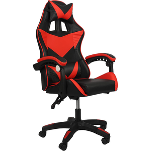 Chaise de jeu fonctionnelle relaxante Silla Gamer Factory à bas prix <span class=keywords><strong>Fauteuil</strong></span> de bureau d'ordinateur confortable rouge avec dossier réglable à 135 - Product Image 1