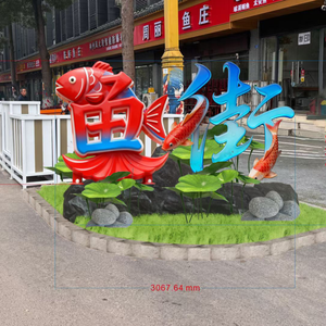 Scultura Personalizzata per Esterni con Logo Luminoso per Negozi e Monumenti Commerciali in Resina e Fibra di Vetro - Product Image 2