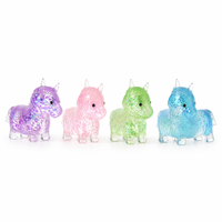 Jouet anti-stress Licorne liquide scintillant, jouet sensoriel TPR souple pour enfants et adultes, cadeau apaisant l'anxiété, vente en gros