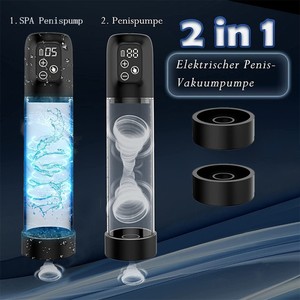 Nueva copa de masturbación masculina, Copa masturbadora de empuje vibratoria de succión de vagina <span class=keywords><strong>Real</strong></span> de silicona para hombres - Product Image 4