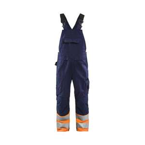 BLAKLADER - 266218008953C58 Hi-Vis Bib overol Azul marino/Naranja-EAN 7330509727508 ROPA DE TRABAJO DE LA HI-VIS - Product Image 1