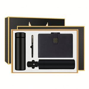 Ensemble Cadeau Promotionnel pour Entreprise : Carnet, Stylo, Bouteille d'Eau, Tasse Thermos, Clé USB Personnalisée avec Logo OEM pour Événements d'Entreprise - Product Image 2