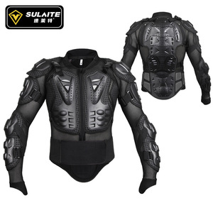 SULAITE Armadura Protectora de Cuerpo Completo para Motociclismo, Equipo de Ciclismo Transpirable Unisex Negro Rojo - Product Image 2