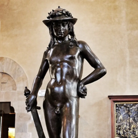 Ornement Esculturas Métal Extérieur Personnalisé Taille Réelle Cuivre Figurine De Jardinage Grande Sculpture Grec Bronze Statue De David