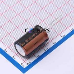 Condensador Electrolítico de Aluminio de Orificio Pasante RZW102M1HBK-1625, Orificio Pasante, D16xL25mm 1000uF 20% 50V 7.5mm - Product Image 1