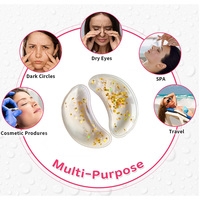 Compresse froide et chaude réutilisable, masque pour les yeux en gel, compresse de glace pour les yeux gonflés, les cernes et les poches sous les yeux